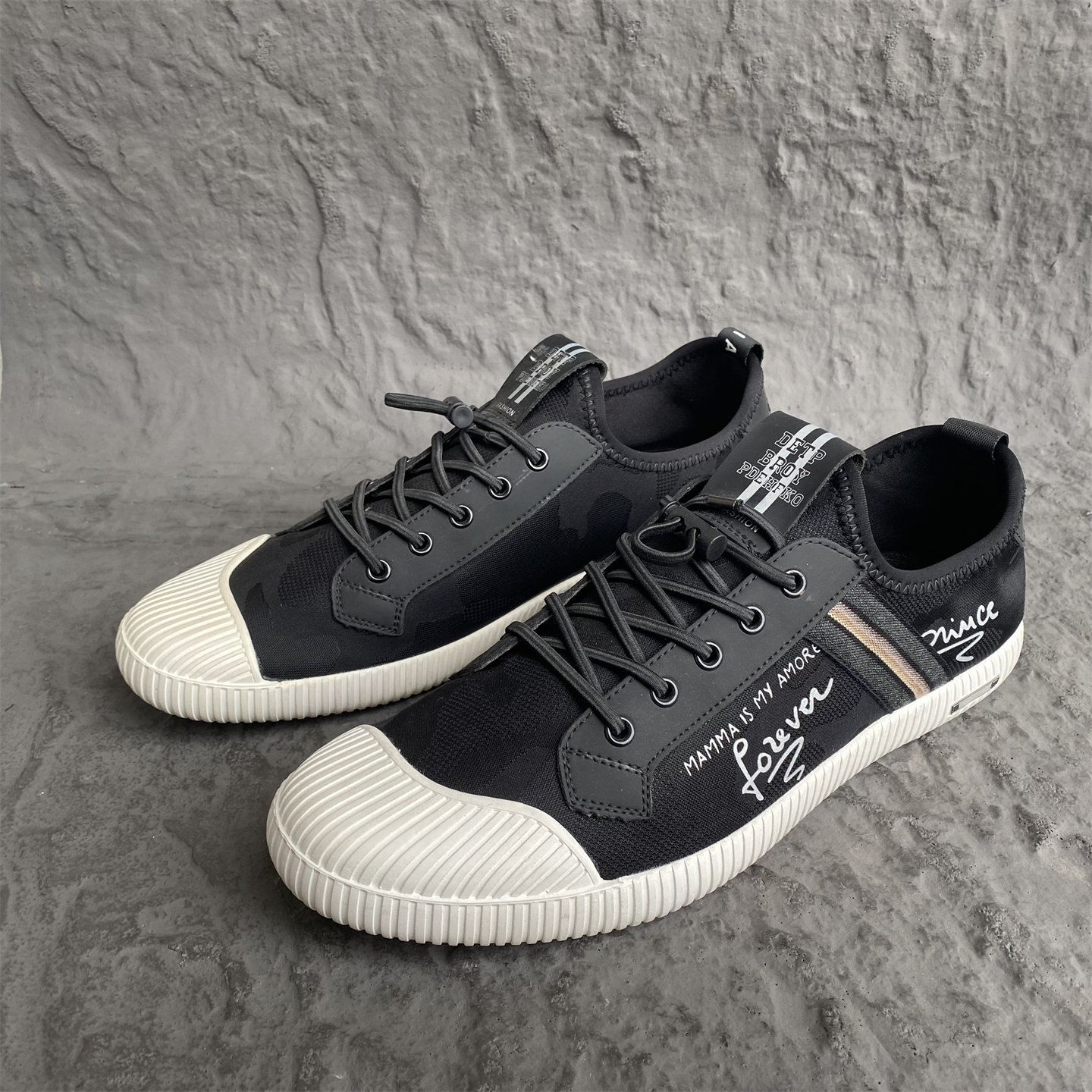 春秋新款公牛正品男鞋休闲网纱透气软底板鞋一脚蹬懒人豆豆鞋42码