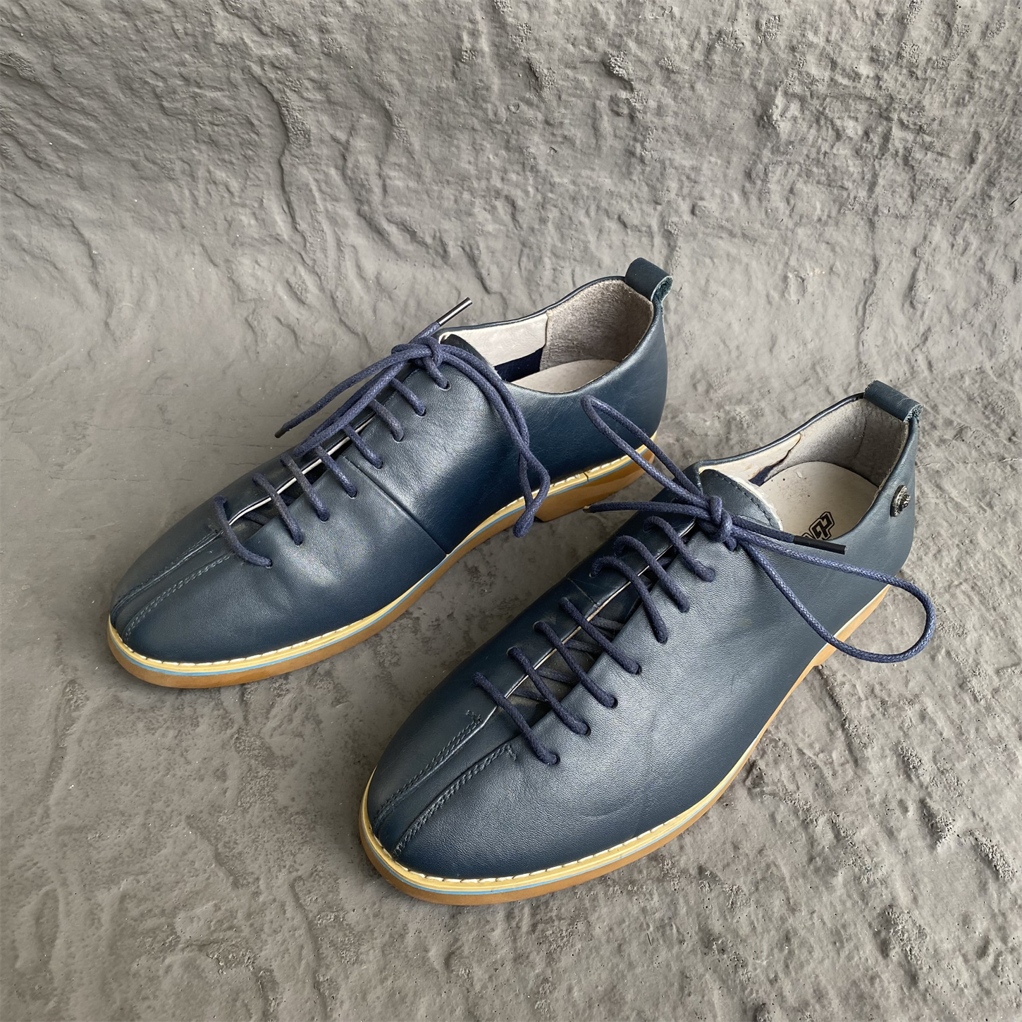 欧洲站真皮头层牛皮休闲皮鞋