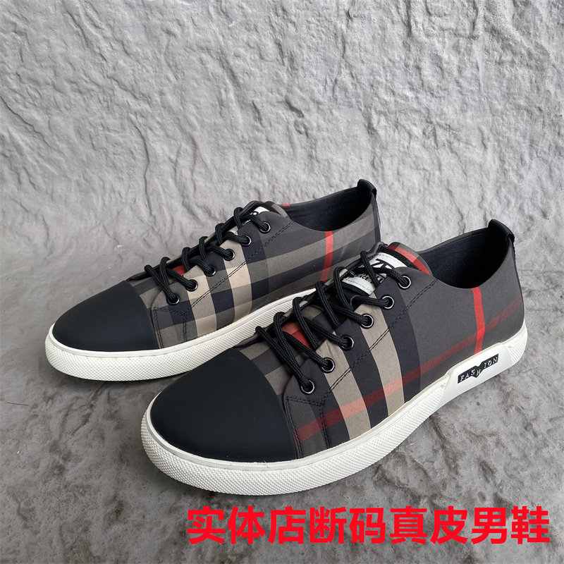 春秋款公牛撤柜正品男鞋休闲套脚耐磨防滑板鞋断码撞色透气42码