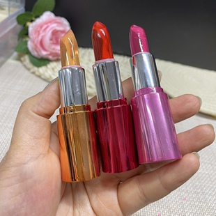 买2送1HF美颜水晶果冻温变色口红持久烈焰红果粒橙少女元气伪素颜