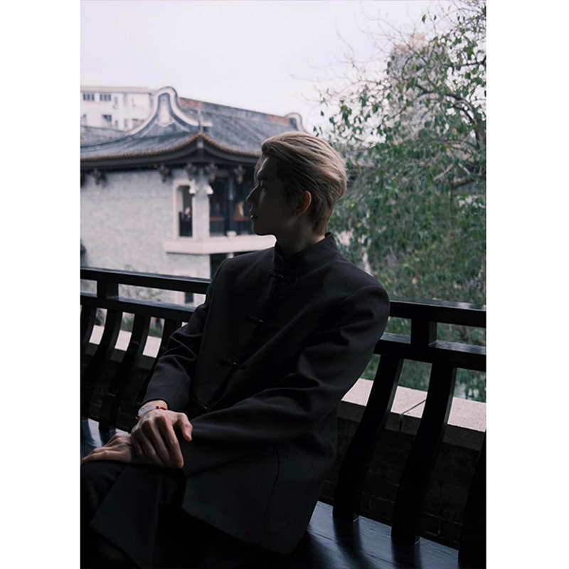 网图现货风新中式西装618-1-XZ02-P90控118,男装西服套装,星座618-1