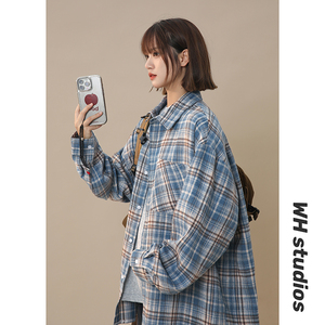 纯棉抖音品质2025新款春季衬衫外套618-CS229-P45控78图片