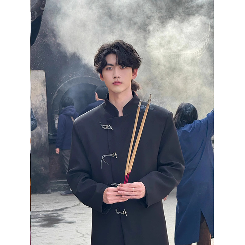 网图现货新中式风西装618-1-XZ01-P90控118,男装西服套装,星座618-1