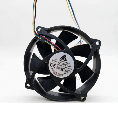台达 AFC09512D 12V 0.60A 4线PWM调速温控机箱CPU散热器圆形风扇