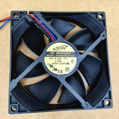 全新ADDA AD0924HB-A72GL 24V 0.15A 9225 9.2CM 3线报警功能风扇
