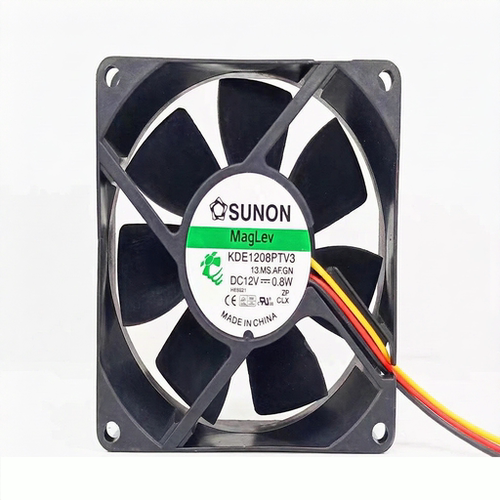 全新SUNON 8CM KDE1208PTV3 13.MS.AF.GN 12V 0.8W 机箱 静音风扇
