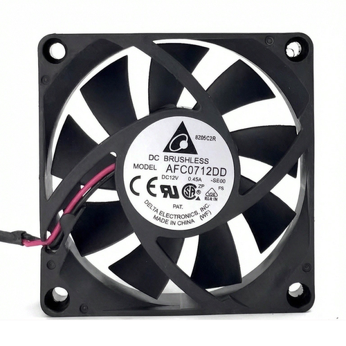 全新台达AFC0712DD 7020 12V 0.45A 7cm CPU散热器风扇4线PWM调速