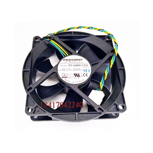 全新原装富士康 PVA080G12Q-P84-CE 12V 0.65A 8CM CPU散热器风扇