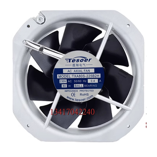 全新 TXA80S-280B2H TXA80S-225B2H 0.4A 80W ac220v散热风扇风机