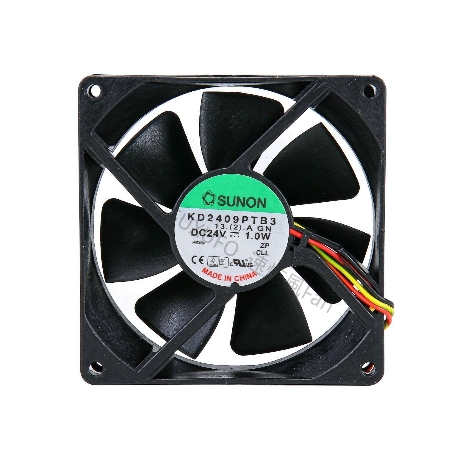 全新SUNON KD2409PTB3 9225 24V 1.0W 滚珠轴承 9.2cm 变频器风扇