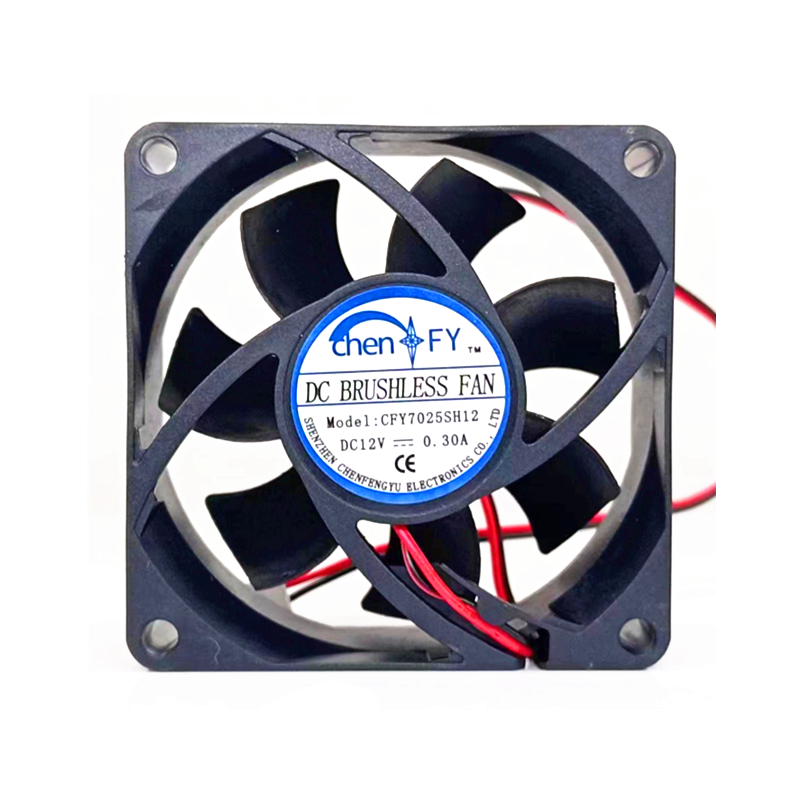 全新 CFY7025SH12 12V 0.30A 7025 7cm厘米 直流干衣机烘干机风扇