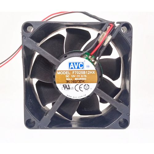 原装AVC F7025B12HX 12V 0.7A 7025 7CM厘米大风量双滚珠散热风扇
