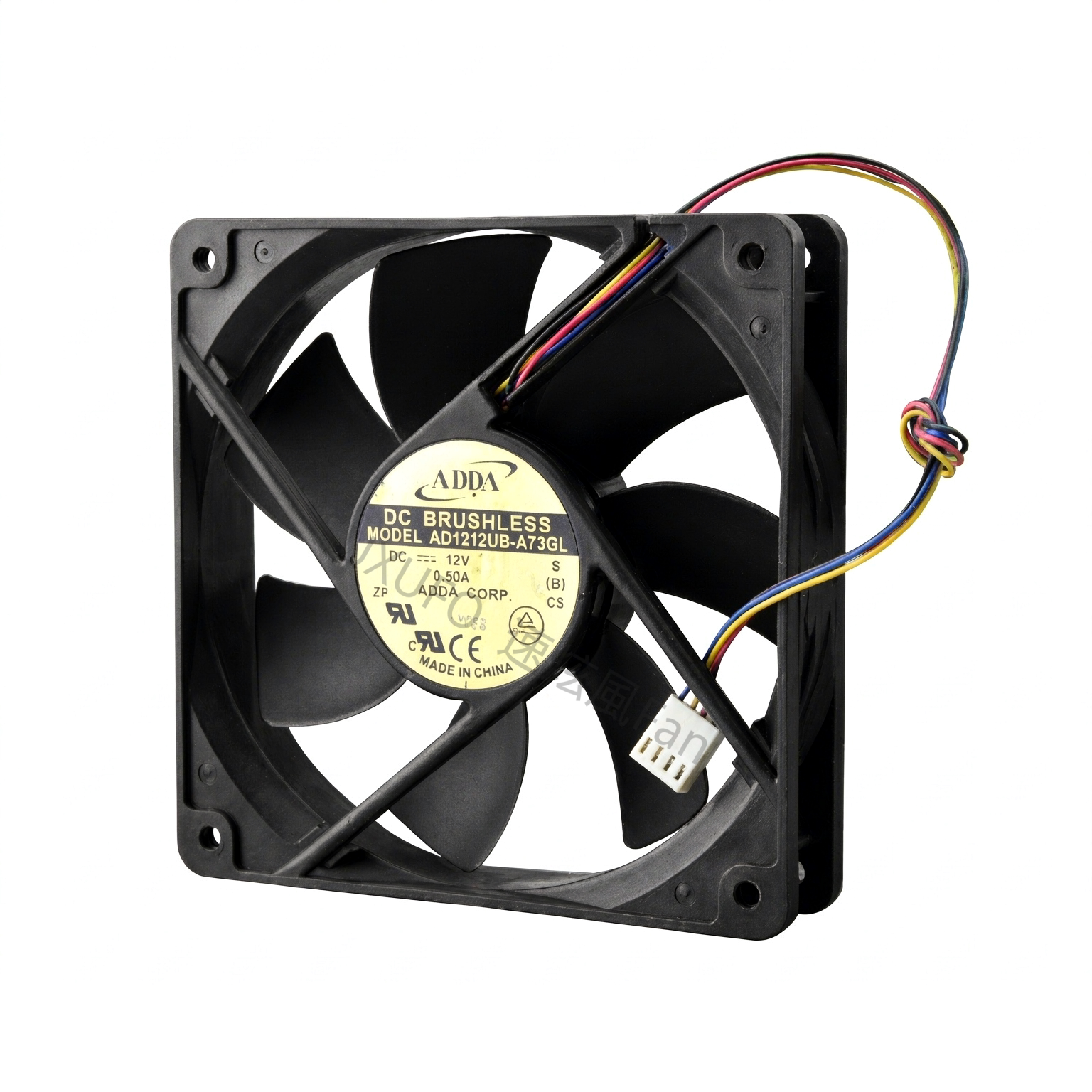 全新ADDA AD1212UB-A73GL 12025 0.50A 12CM厘米 CPU电源散热风扇