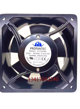 全新原装PROFANTEC P2189HBL 230V 0.12/0.16A 17689交流散热风扇