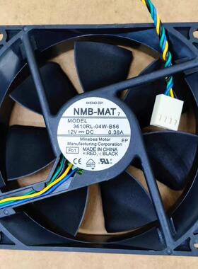 全新NMB 446343-001 XW8400 XW6600 9cm 3610RL-04W-B56 内存风扇
