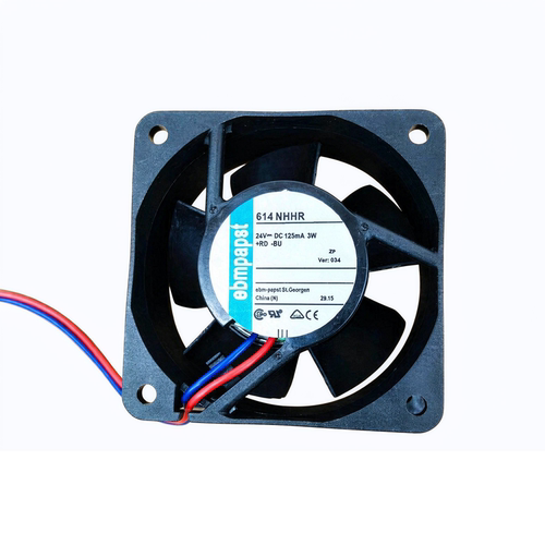全新ebmpapst 614NHHR 24V 3W 6025 6CM 滚珠轴承 变频器散热风扇