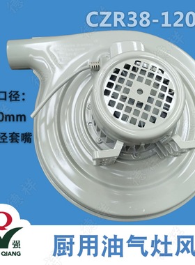 永强商用厨房燃气灶鼓风机 CZR-38/50离心式油气灶鼓风机120/180W