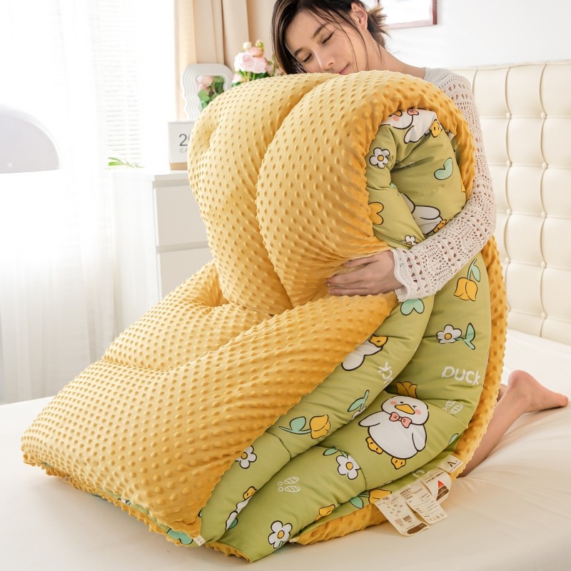 A类大豆纤维被子冬被水洗棉豆豆绒冬季保暖棉被芯空调被单人宿舍,床上用品,化纤被,淘宝优惠券,粉丝福利购,淘宝优惠卷