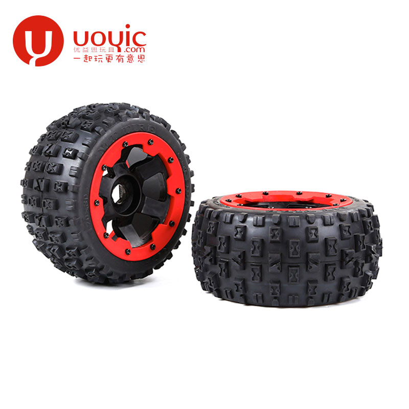 若凡HPI KM赛亚Rovan Baja 5B 后轮 二代 荒地胎总成 850791