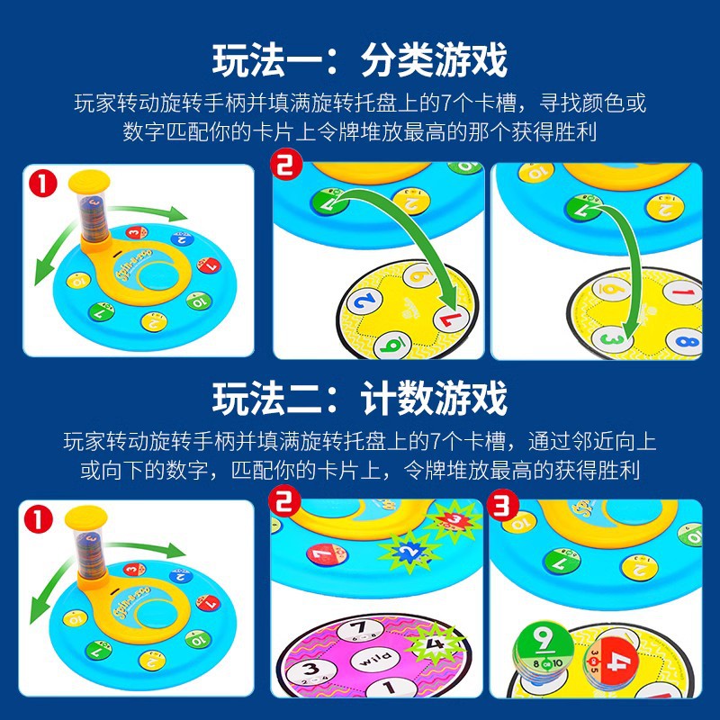 正品Thinkfun数字转转乐益智亲子互动类游戏儿童记忆力玩具3岁以
