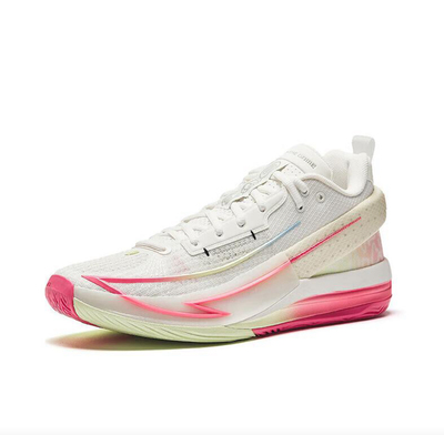 Anta安踏 锋芒1 氮科技 专业实战 减震耐磨 低帮篮球鞋 男款 白红