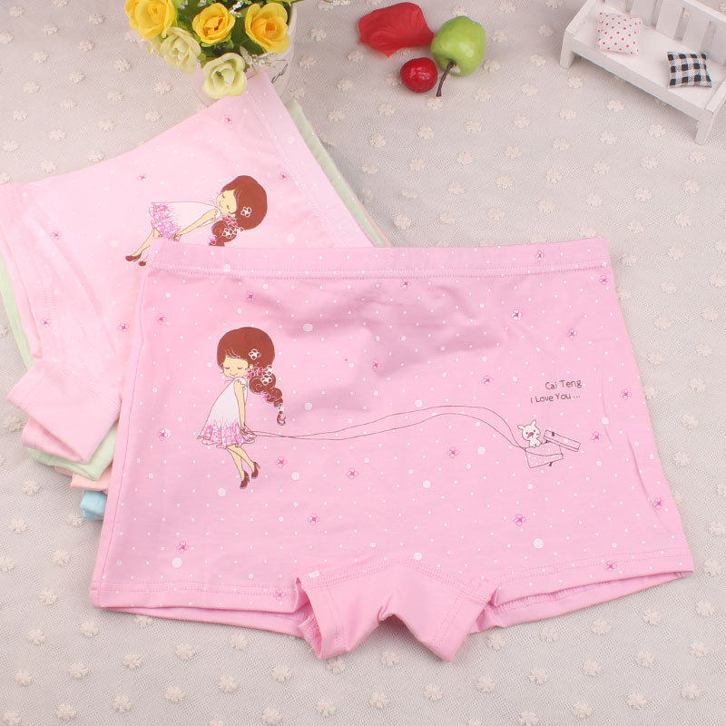 Out baby children Four shorts pure cotton girl Boxer briefs lovely Cartoon printing Middle-waisted Underwearin the Children/Baby/Family fitted , Children's Underwear , Briefs  category - from Buy2taobao.com to provide professional Taobao agent buy service