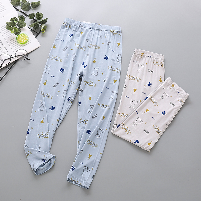 夏季儿童莫代尔棉超薄中大空调裤