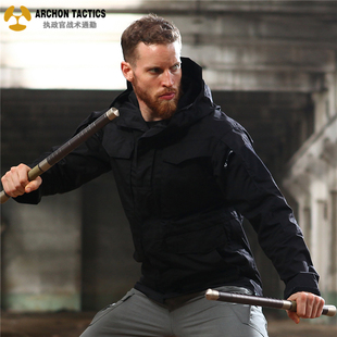 冲锋衣 战术外套军迷彩美式 执政官谍影M65风衣男春秋季 防水中长款