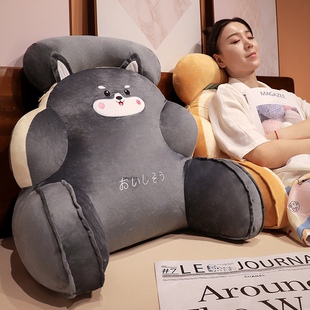 床头靠垫软包大靠背卧室床上靠枕宿舍看书玩手机孕妇护腰沙发枕头