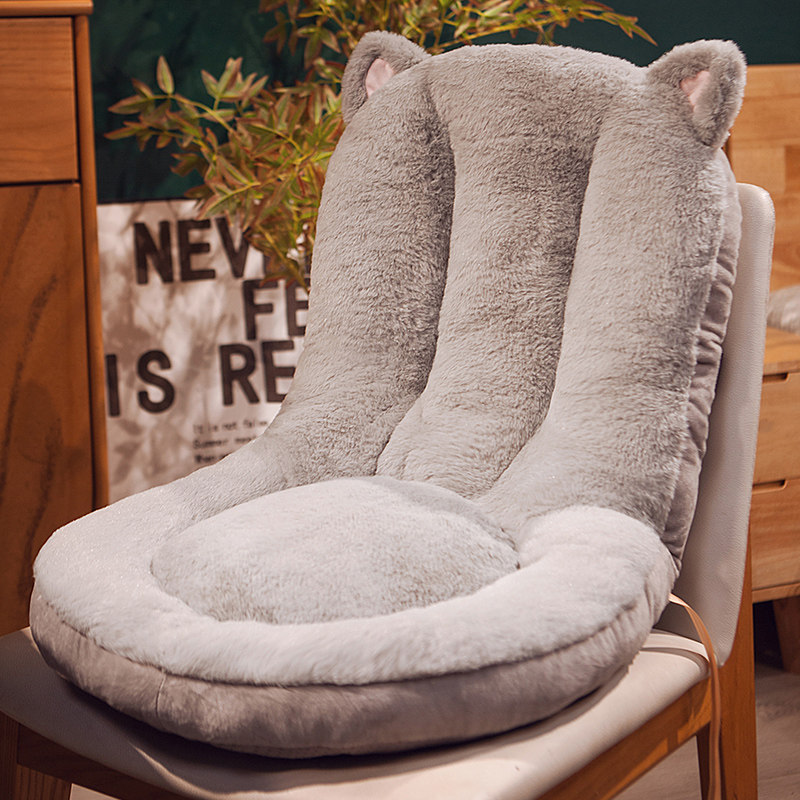 坐垫椅垫屁股垫办公室久坐靠背靠垫一体屁垫学生椅子垫子加厚冬季