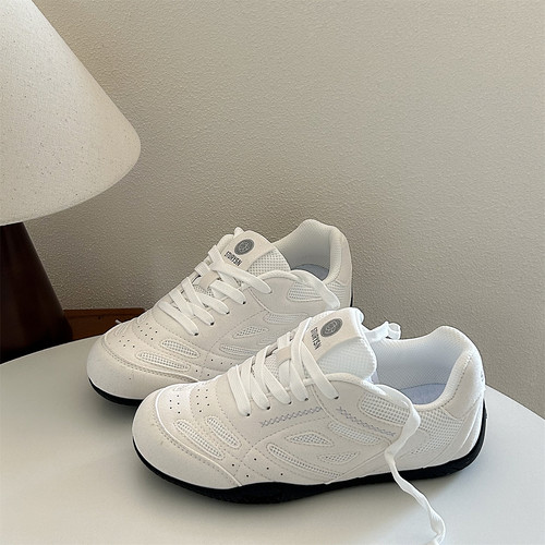 经典小白鞋男女同款2025年秋季新品网面低帮德训鞋小众运动休闲鞋