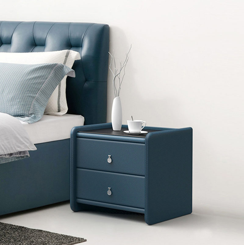 床头柜简约现代床边柜皮质配套迷你小柜子钢化玻璃收纳柜45宽定做,住宅家具,床头柜,淘宝优惠券,粉丝福利购,淘宝优惠卷