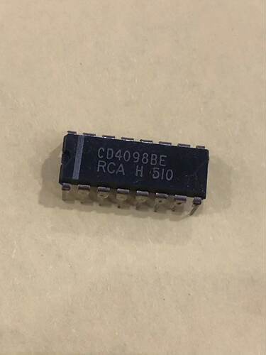 CD4098BE DIP16 CD4098BE 专业电子元器件一站式配单