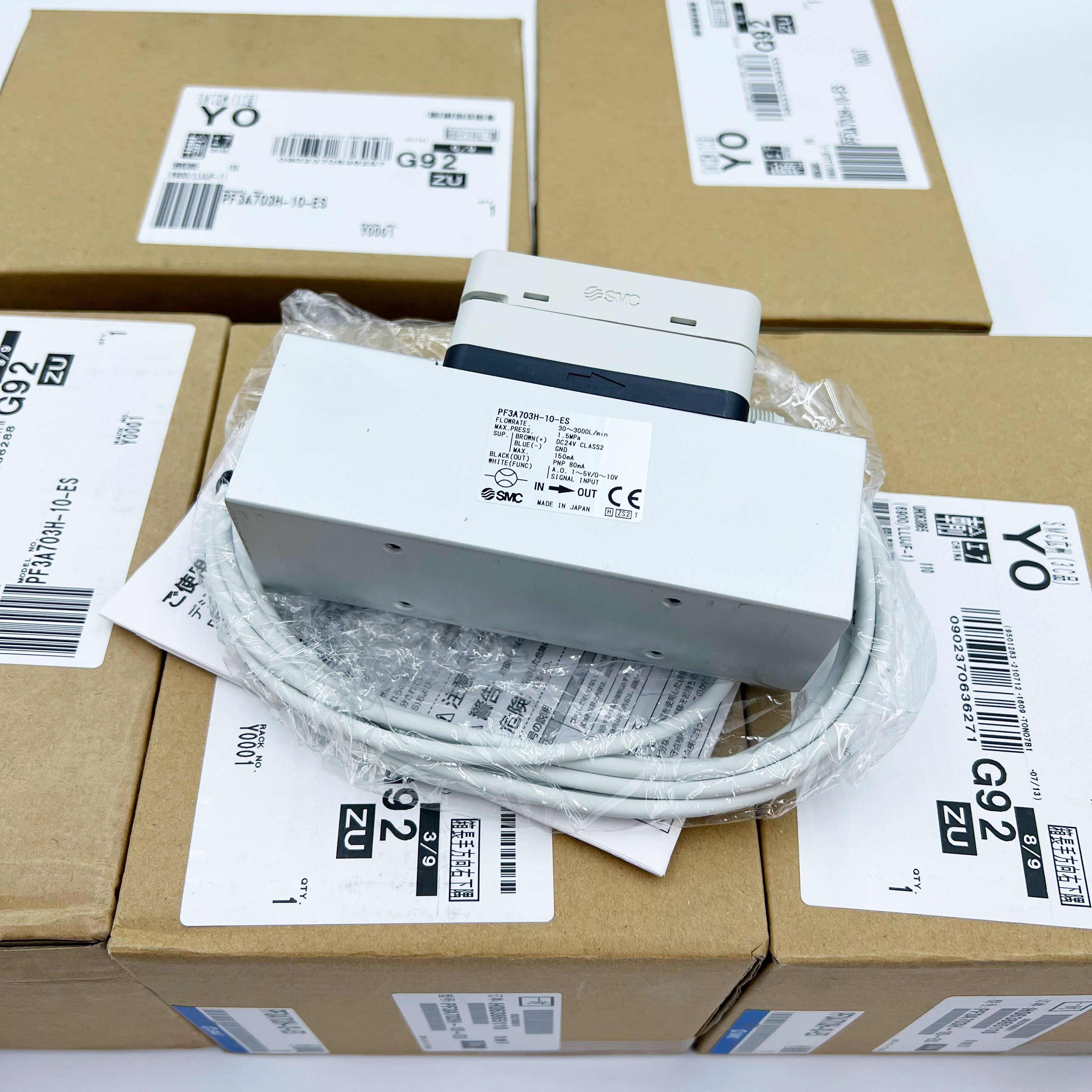 全新SMC气体流量计PF3A703H/706H/712H-10/14/20-CS/DS/ES/FS现货