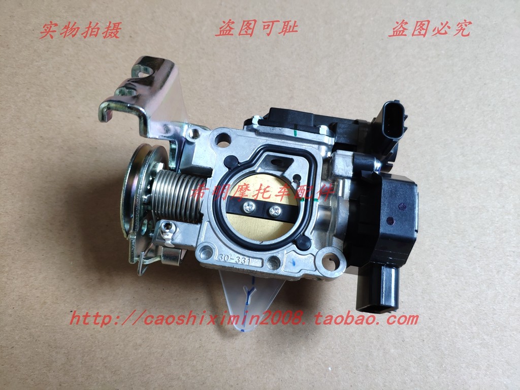 新大洲本田摩托配件CBF190R175-6暴风眼用节气阀组合总成原装实图