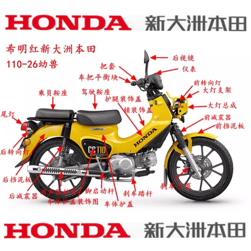 新大洲本田HONDA摩托车配件
