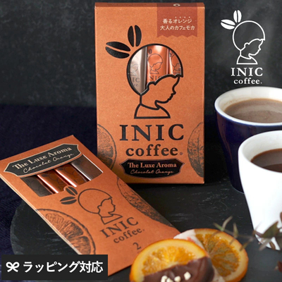 日本直邮INIC COFFEE 速溶咖啡 奢香雅沐  巧克力邂逅香橙6杯份