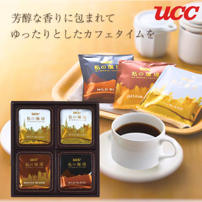 日本直邮 UCC 挂耳咖啡黑咖啡 RICH温和摩卡风味美式咖啡 24小包