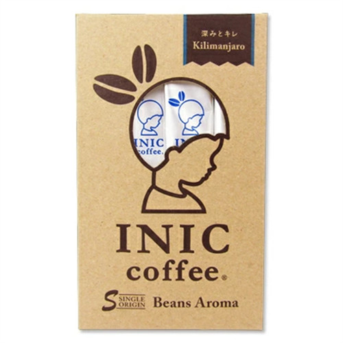 日本直邮INIC coffee 速溶咖啡乞力马扎罗咖啡条 醇厚4g×12条