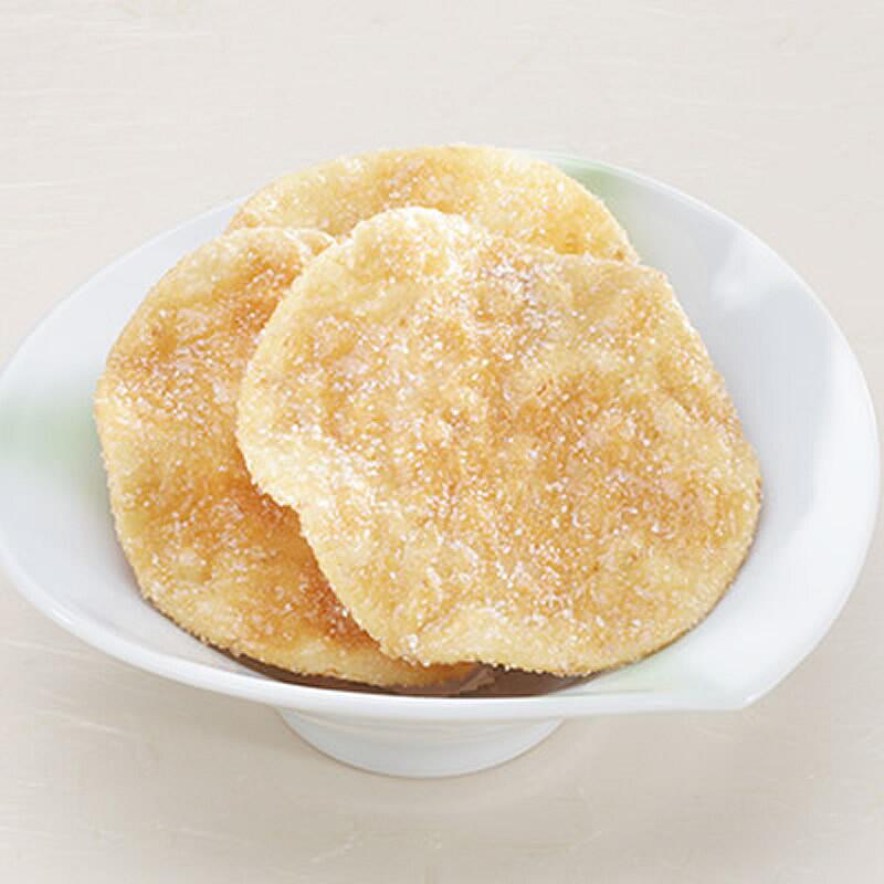 日本直邮 小仓山庄 定家 粗砂糖仙贝12片装米饼脆米菓日式仙贝3袋