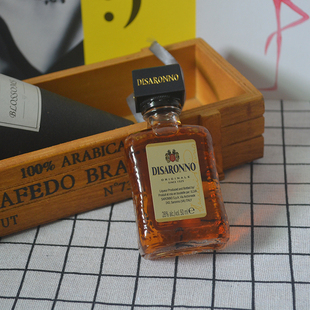 洋酒小酒版帝萨诺杏仁力娇酒50ml小样玻璃瓶蛋糕烘焙调鸡尾酒收藏