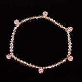 超闪水钻奥地利水晶女脚链高级感小众ins装 饰铃铛足链脚环不掉色