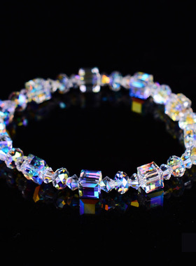 6mm闪亮奥地利水晶女魔幻串清新