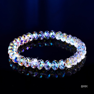 8MM闪亮闺蜜手链女奥地利水晶手串甜美韩版闪亮大气时尚百搭甜美