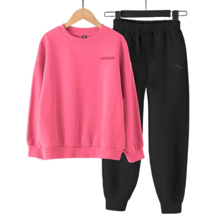 安踏运动套装女2026新款时尚休闲中年妈妈卫衣长袖长裤跑步两件套
