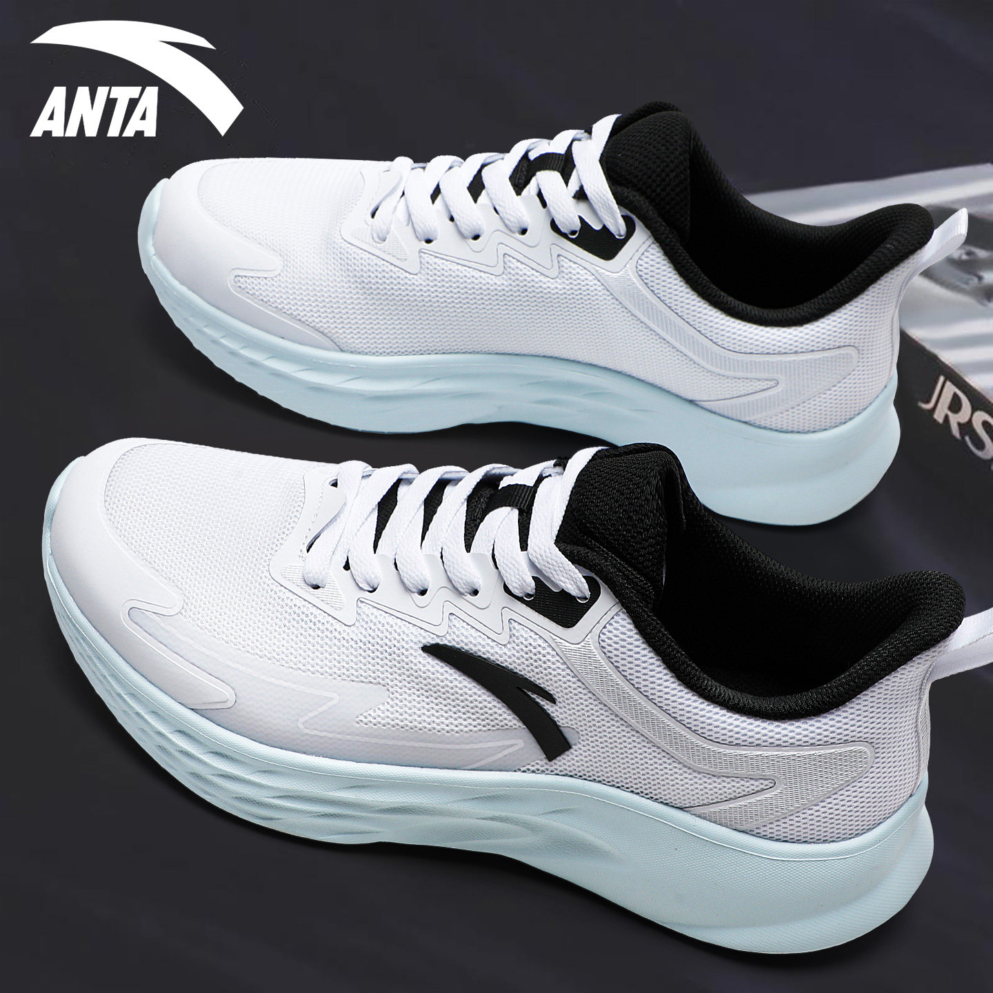 安踏运动鞋男鞋2026春季新款轻便透气软底跑步鞋子减震防滑跑鞋男