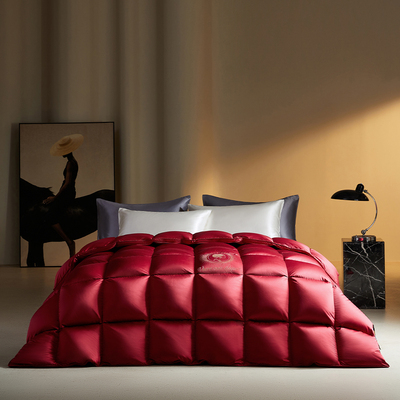 悠仙居家纺95白鹅绒羽绒被