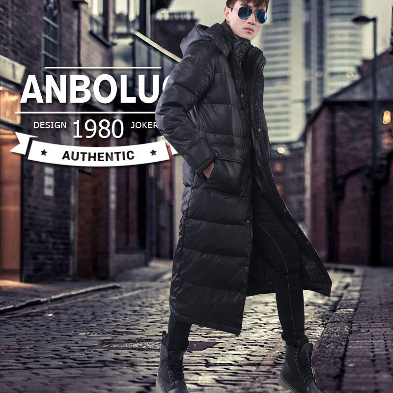 冷库防寒男士冬装过膝棉衣长款 室外防风男加厚大码棉袄 超长棉服