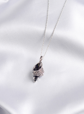 简约百搭欧美时尚风格海螺毛衣链