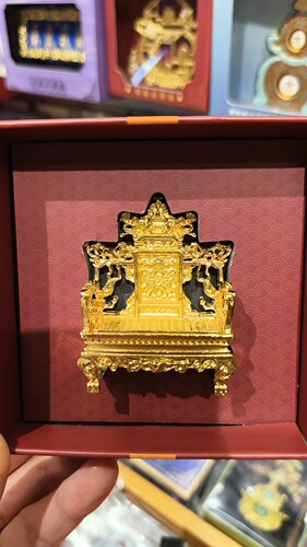 正品代购沈阳故宫博物院立体龙椅冰箱贴磁吸贴纪念品伴手礼